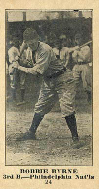 1916 Sporting News Bobbie Byrne #24 Baseball Card