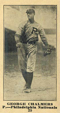1916 Sporting News George Chalmers #29 Baseball Card