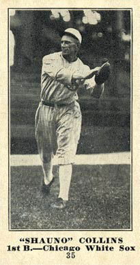 1916 Sporting News Shauno Collins #35 Baseball Card
