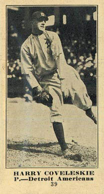 1916 Sporting News Harry Coveleskie #39 Baseball Card