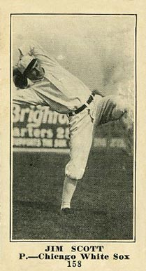 1916 Sporting News Jim Scott #158 Baseball Card