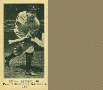 1916 Sporting News Eppa Rixey #142 Baseball Card