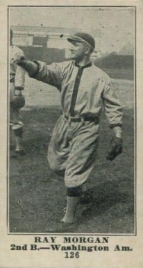 1916 Sporting News Ray Morgan #126 Baseball Card