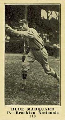 1916 Sporting News Rube Marquard #113 Baseball Card