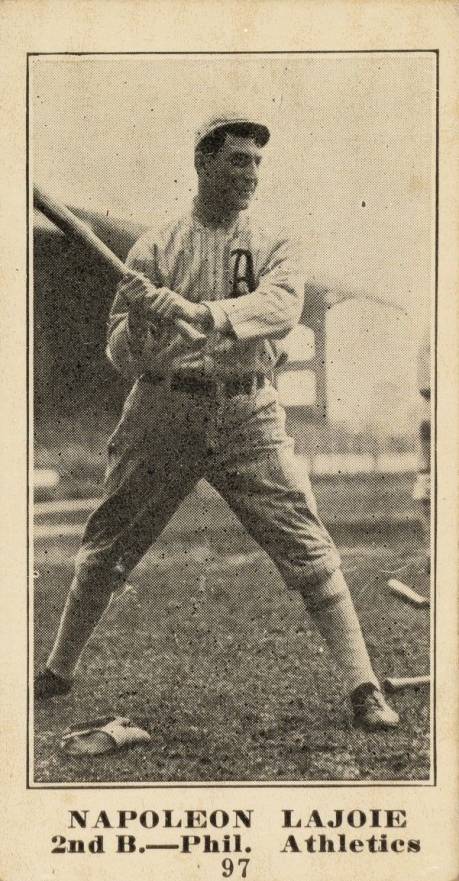 1916 Sporting News Napoleon Lajoie #97 Baseball Card