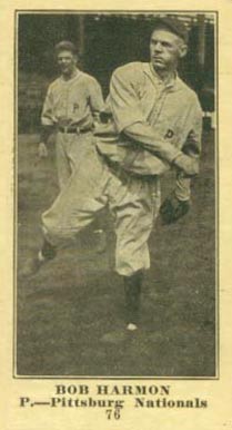 1916 Sporting News Bob Harmon #76 Baseball Card