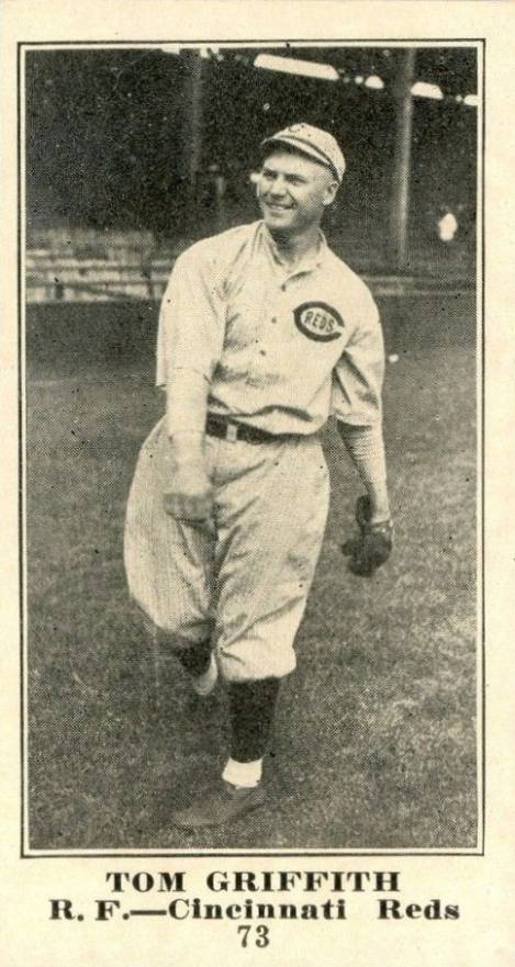 1916 Sporting News Tom Griffith #73 Baseball Card