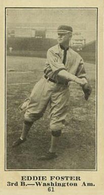 1916 Sporting News Eddie Foster #61 Baseball Card