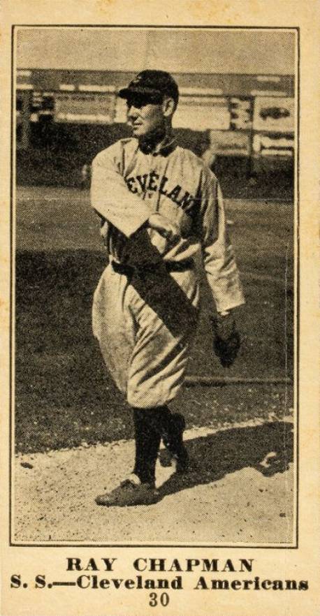 1916 Sporting News Ray Chapman #30 Baseball Card