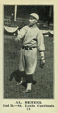 1916 Sporting News Al Betzel #16 Baseball Card