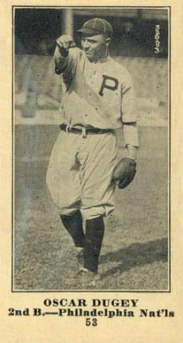 1916 Sporting News Oscar Dugey #53 Baseball Card