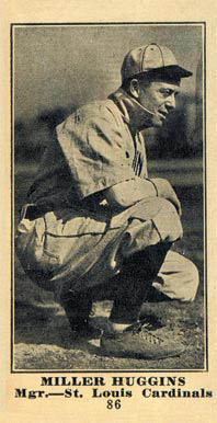 1916 Sporting News Miller Huggins #86 Baseball Card