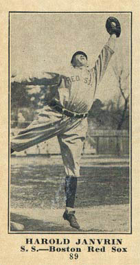 1916 Sporting News Harold Janvrin #89 Baseball Card