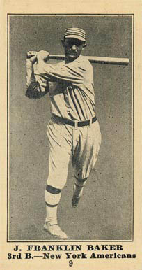 1916 Sporting News J. Franklin Baker #9 Baseball Card