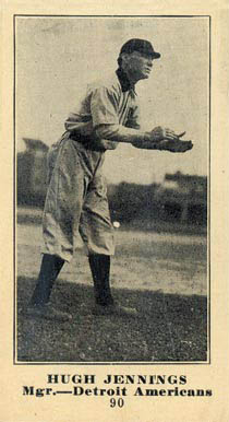 1916 Sporting News Hugh Jennings #90 Baseball Card