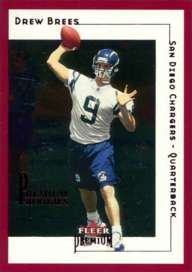 2001 Fleer Premium  Drew Brees #214 Football Card