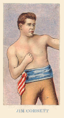1910 American Caramel Black Back Jim Corbett # Other Sports Card