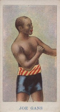 1910 American Caramel Black Back Joe Gans # Other Sports Card