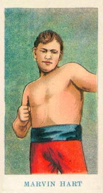 1910 American Caramel Black Back Marvin Hart # Other Sports Card