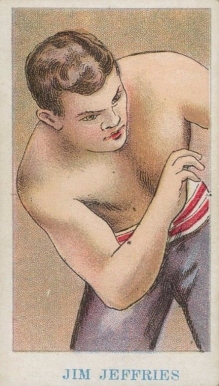 1910 American Caramel Black Back Jim Jeffries # Other Sports Card