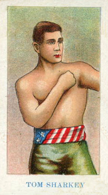1910 American Caramel Black Back Tom Sharkey # Other Sports Card