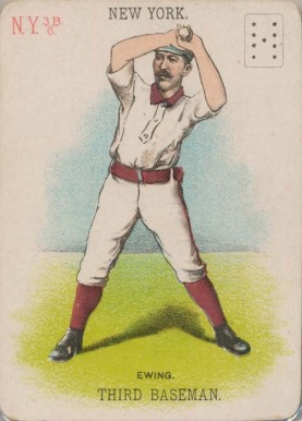 1888 Baseball Playing Cards Buck Ewing # Baseball Card
