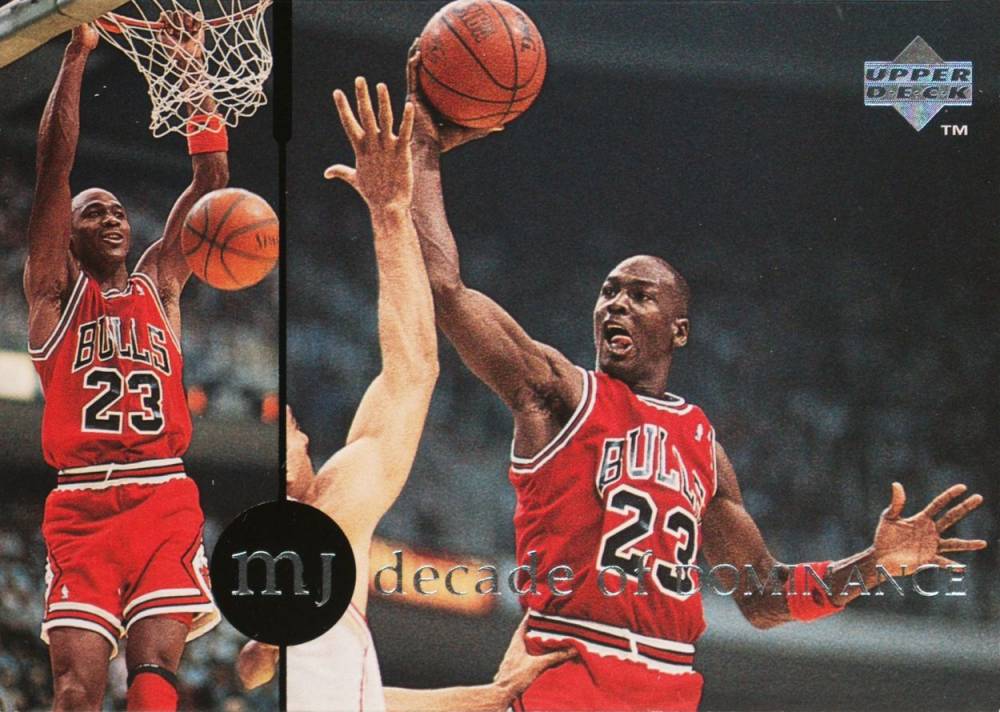 1994 Upper Deck MJ Rare Air Decade of Dominance Michael Jordan #J10 Basketball Card