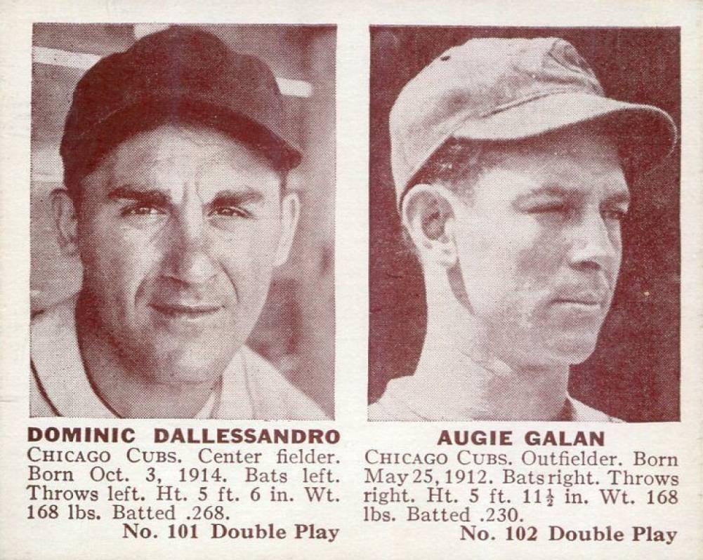 1941 Double Play Dallessandro/Galan #101/102 Baseball Card