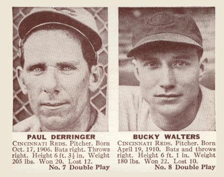 1941 Double Play Derringer/Walters #7/8 Baseball Card