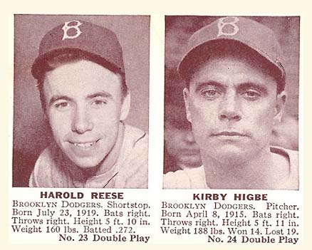 1941 Double Play Reese/Higbe #23/24 Baseball Card