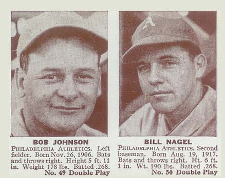 1941 Double Play Johnson/Nagel #49/50 Baseball Card
