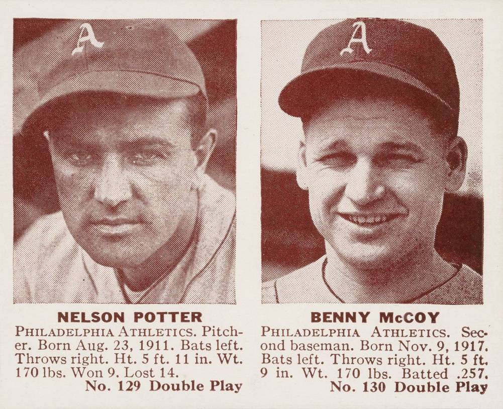 1941 Double Play Potter/McCoy #129/130 Baseball Card