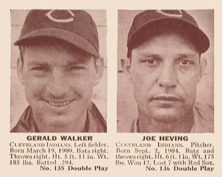 1941 Double Play Walker/Heving #135/136 Baseball Card