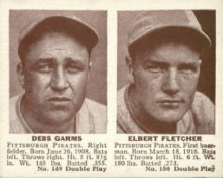 1941 Double Play Garms/Fletcher #149/150 Baseball Card