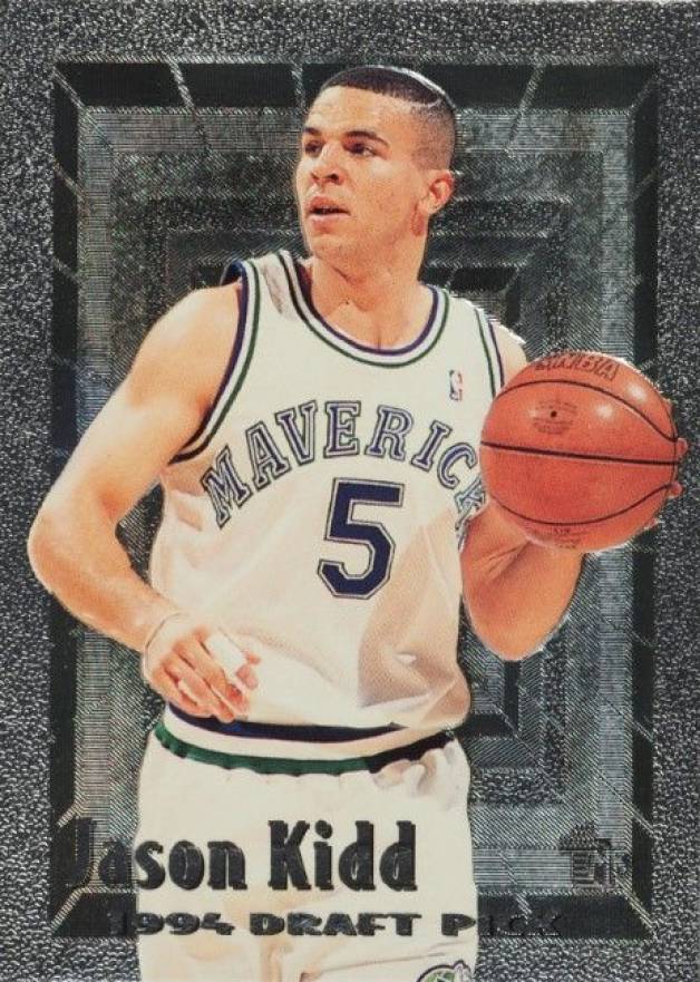1994 Topps Embossed Jason Kidd #102 Basketball Card