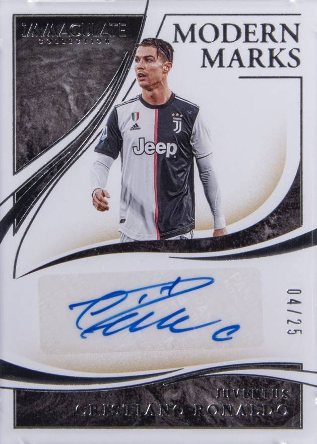 2020 Panini Immaculate Collection Modern Marks Cristiano Ronaldo #CR7 Soccer Card