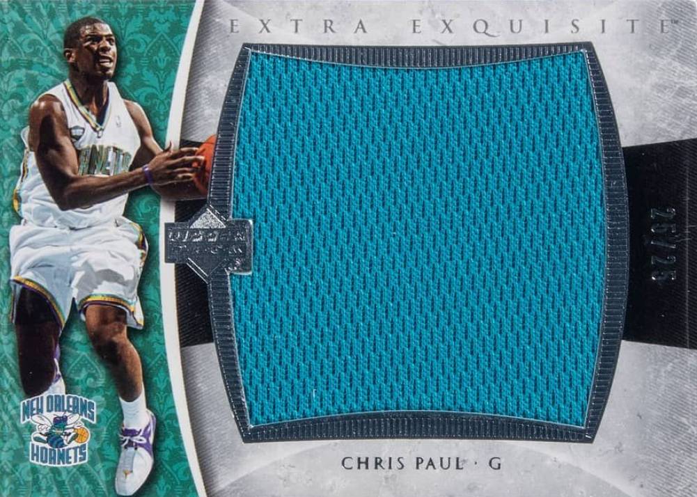 2005 UD Exquisite Collection Extra Exquisite Chris Paul #EX-CP Basketball Card