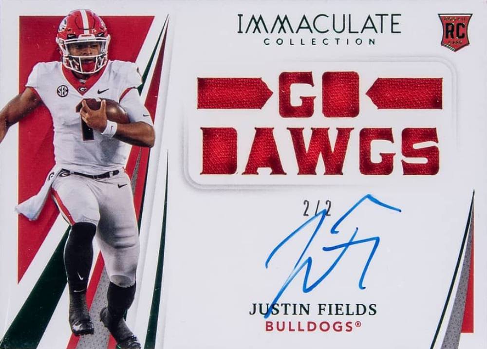 2021 Panini Immaculate Collection Collegiate Justin Fields #149 Football Card