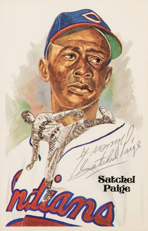 1981 Perez-Steele HOF Postcard Satchel Paige #125 Baseball Card