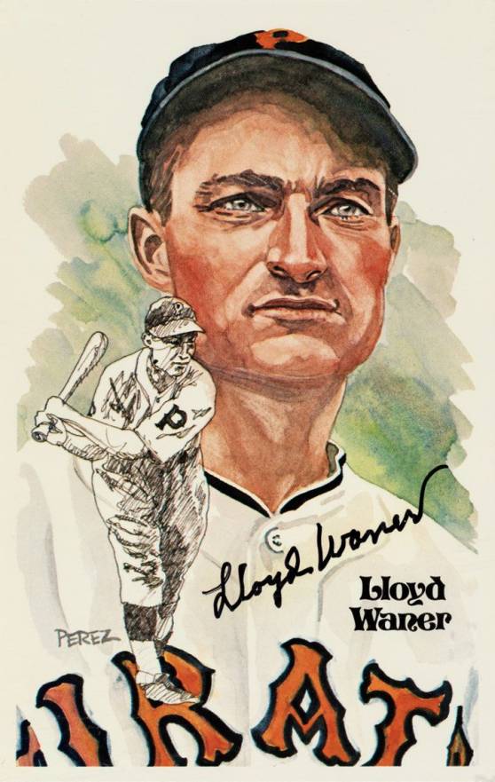 1981 Perez-Steele HOF Postcard Lloyd Waner #107 Baseball Card