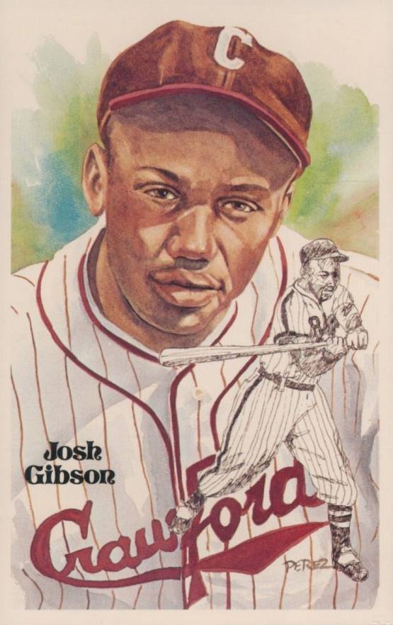 1981 Perez-Steele HOF Postcard Josh Gibson #128 Baseball Card
