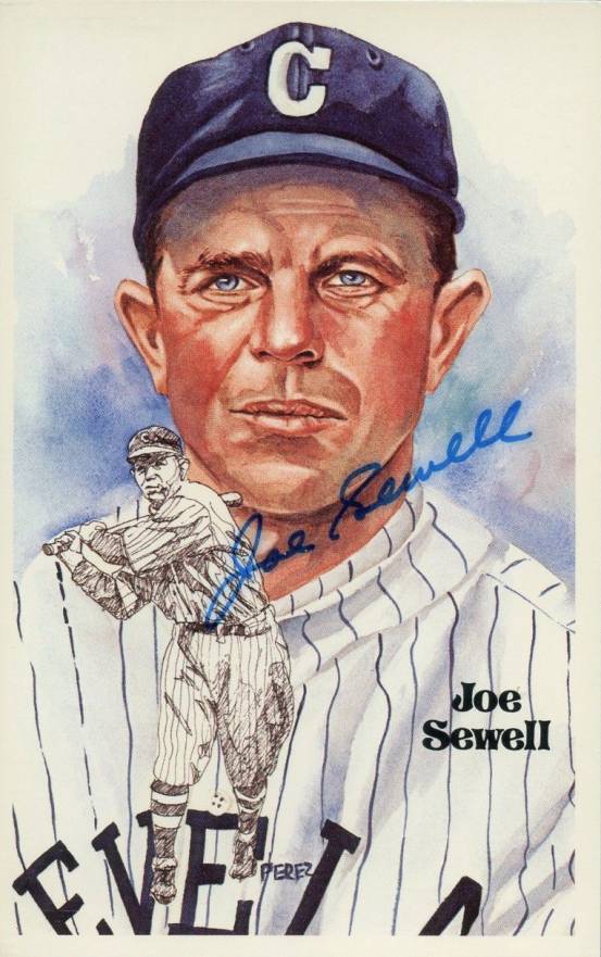 1981 Perez-Steele HOF Postcard Joe Sewell #163 Baseball Card