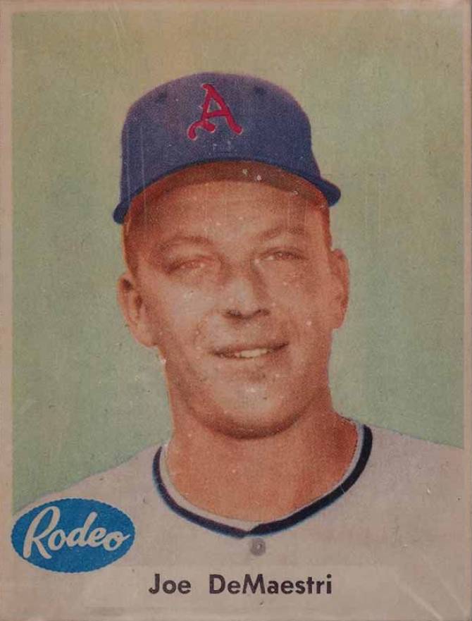 1956 Rodeo Meats Joe DeMaestri # Baseball Card