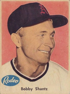 1956 Rodeo Meats Bobby Shantz #8 Baseball Card