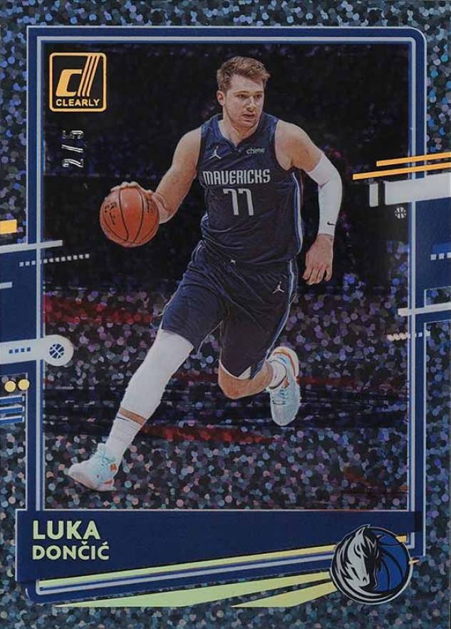 2020 Panini Clearly Donruss Luka Doncic #40 Basketball Card