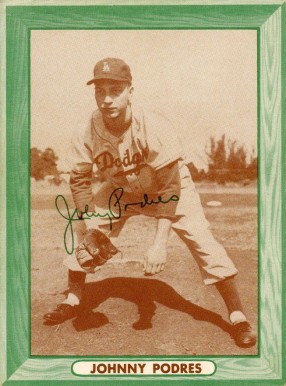 1958 Bell Brand Dodger Johnny Podres #7 Baseball Card