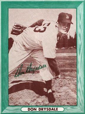 1958 Bell Brand Dodger Don Drysdale #3 Baseball Card