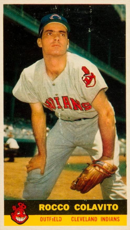 1959 Bazooka Hand Cut Rocky Colavito # Baseball Card