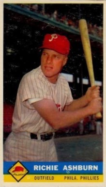1959 Bazooka Hand Cut Richie Ashburn # Baseball Card