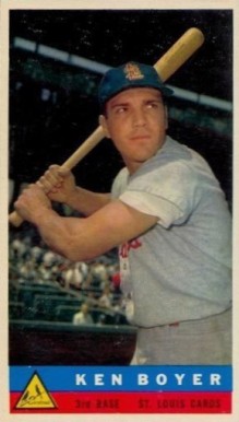 1959 Bazooka Hand Cut Ken Boyer # Baseball Card